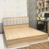 Giường ngủ gỗ công nghiệp vân gỗ 1m6 x 2m GN076