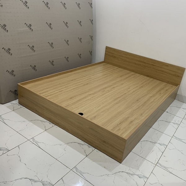 Giường ngủ vân gỗ 1m6 x 2m GN075