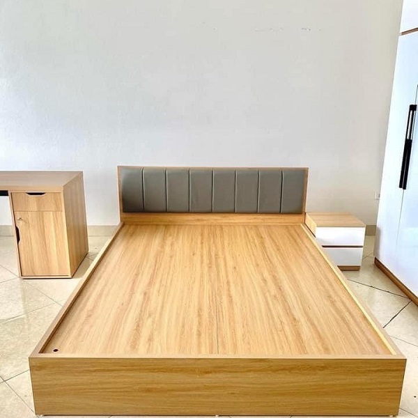 Giường ngủ vân gỗ giá rẻ GN079