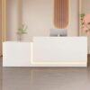 Quầy lễ tân spa 2m4 giá rẻ QS025