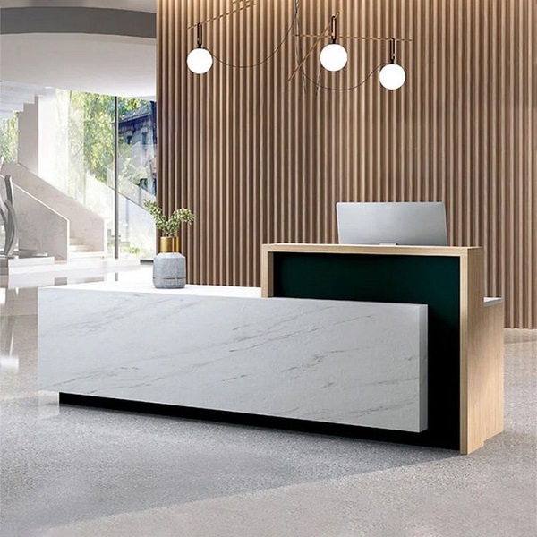 Quầy lễ tân spa 2m4 giá rẻ QS037