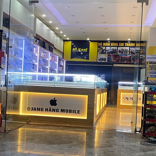 Tủ trưng bày điện thoại chữ L 1m8 x 2m TTB088