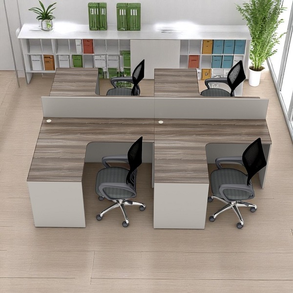 Bàn làm việc cụm 1m2 x 1m2 BLV098