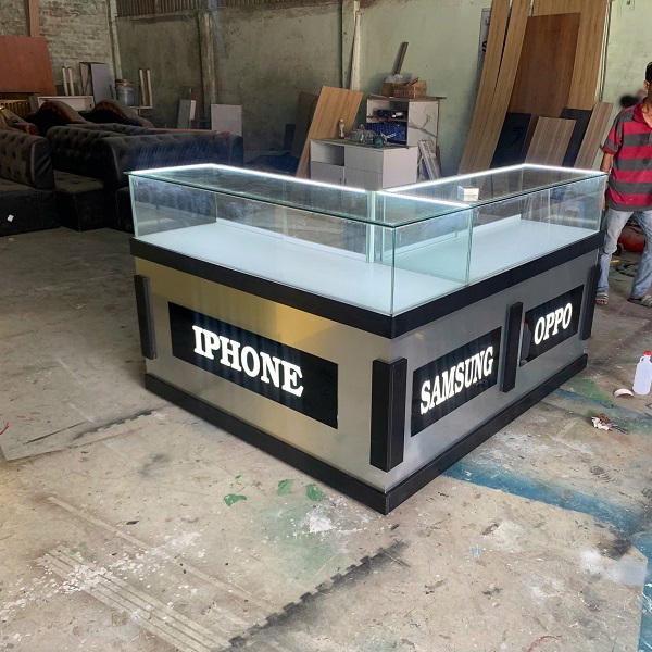 Tủ trưng bày điện thoại chữ L TTB122