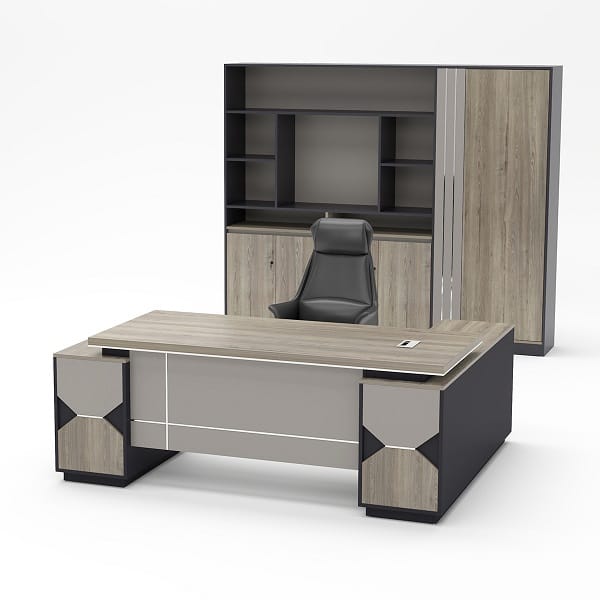 Bàn giám đốc cao cấp 2m kèm tủ BGD073