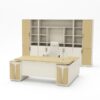 Bàn giám đốc kèm tủ hồ sơ MDF BGD072