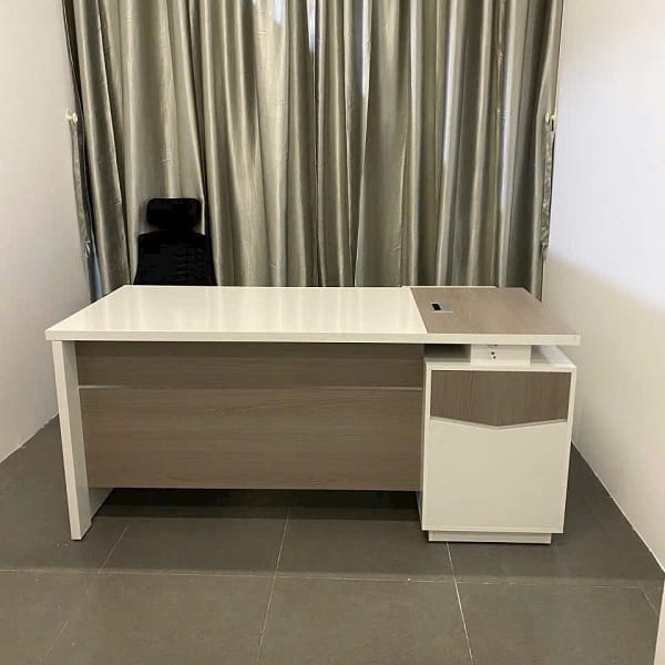 Bàn giám đốc MDF vân gỗ 1m6 BGD070