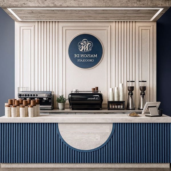 Quầy pha chế quán trà sữa 3m QB092